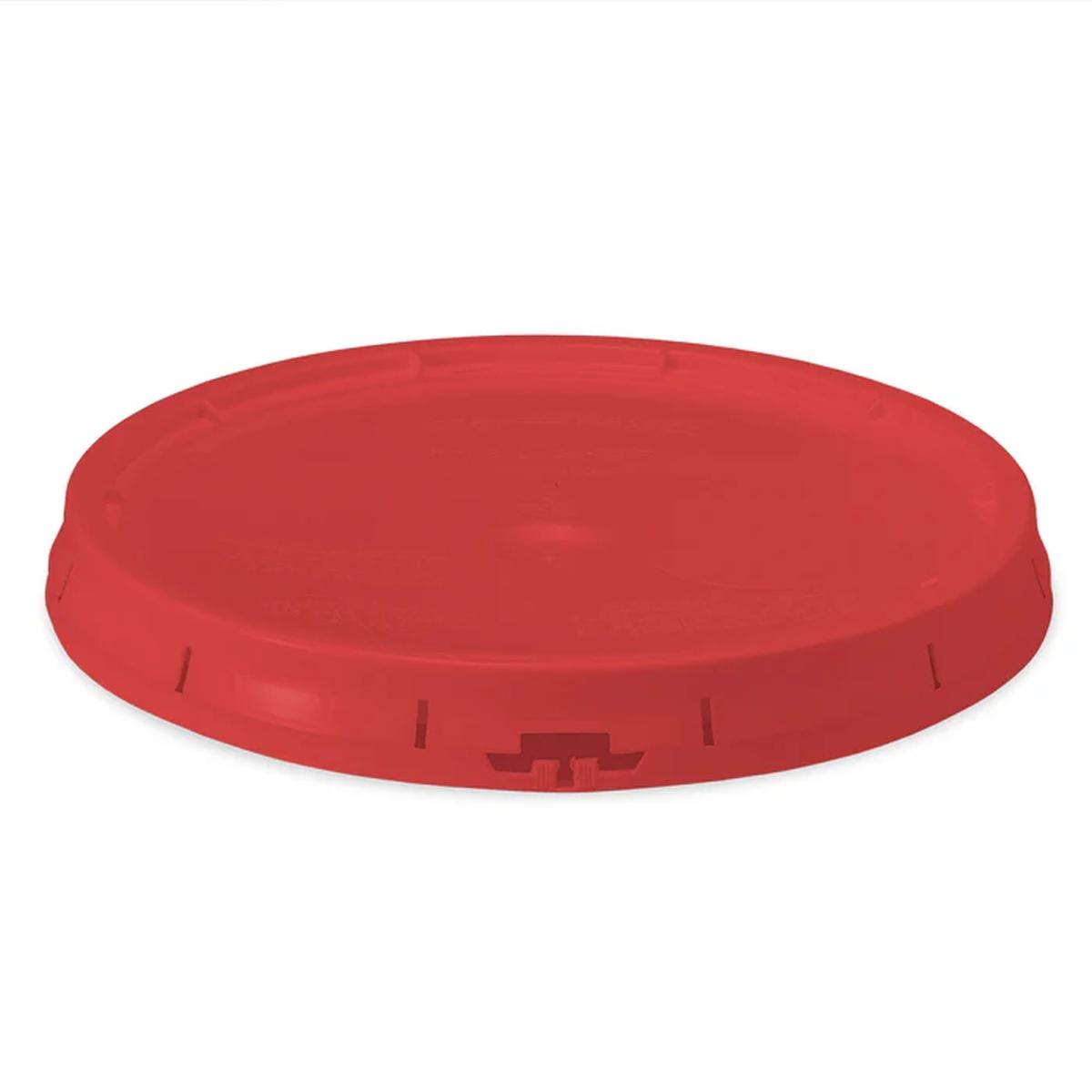 Five Gallon Paint Bucket Lid Red for 5 Gallon Buckets