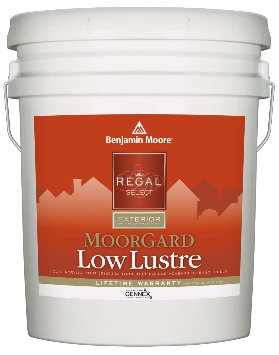 Benjamin Moore Regal Select Exterior Paint Low Luster Brillant White 5 Gallon