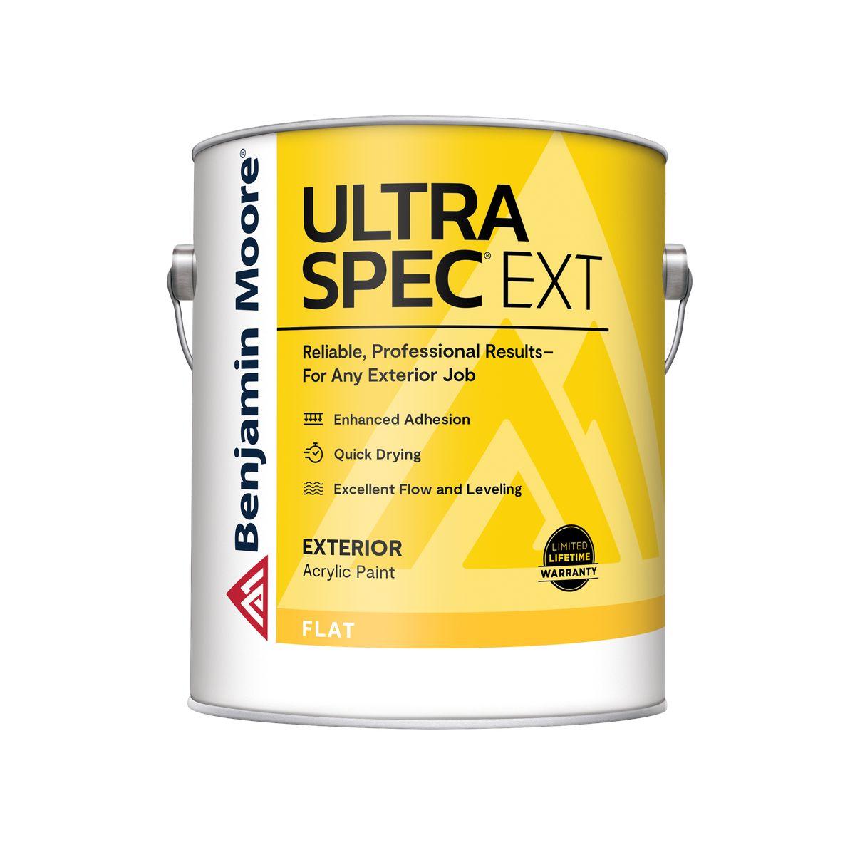 Ultra Spec EXT Acrylic Flat White Exterior Paint 1 Gallon