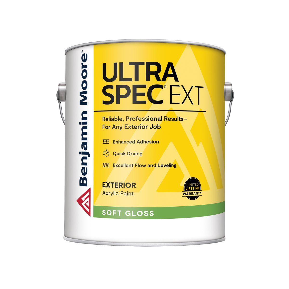 Ultra Spec EXT Acrylic Soft Gloss White Exterior Paint 1 Gallon