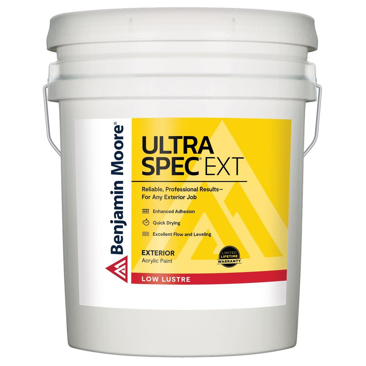 Ultra Spec EXT Acrylic Low Lustre White Exterior Paint 5 Gallons
