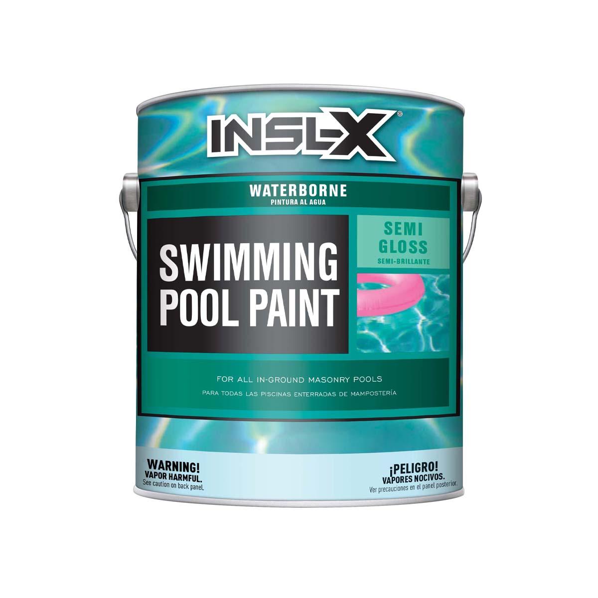 INSL-X Waterborne Acrylic Semi-Gloss Swimming Pool Paint 1 Gallon