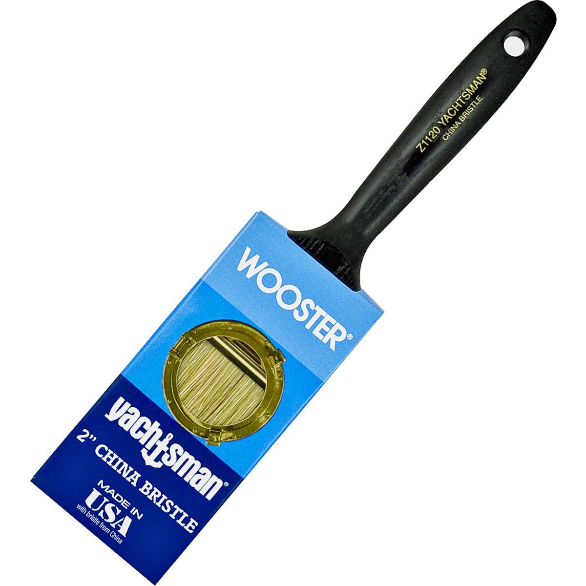 2-in Yachtsman White China Firm Bristle Flat Varnish Paint Brush