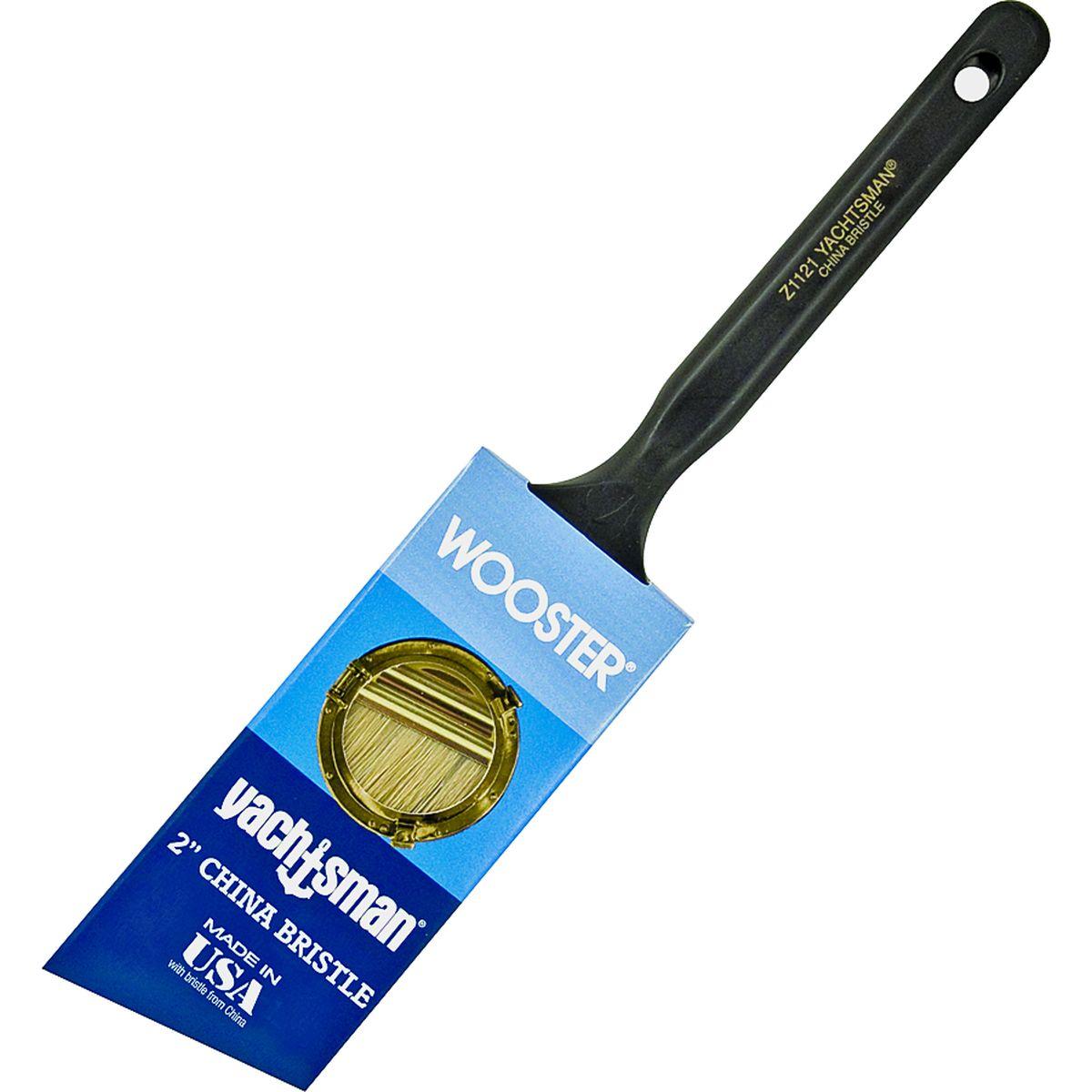 2-in Yachtsman White China Firm Bristle Angle Sash Paint Brush