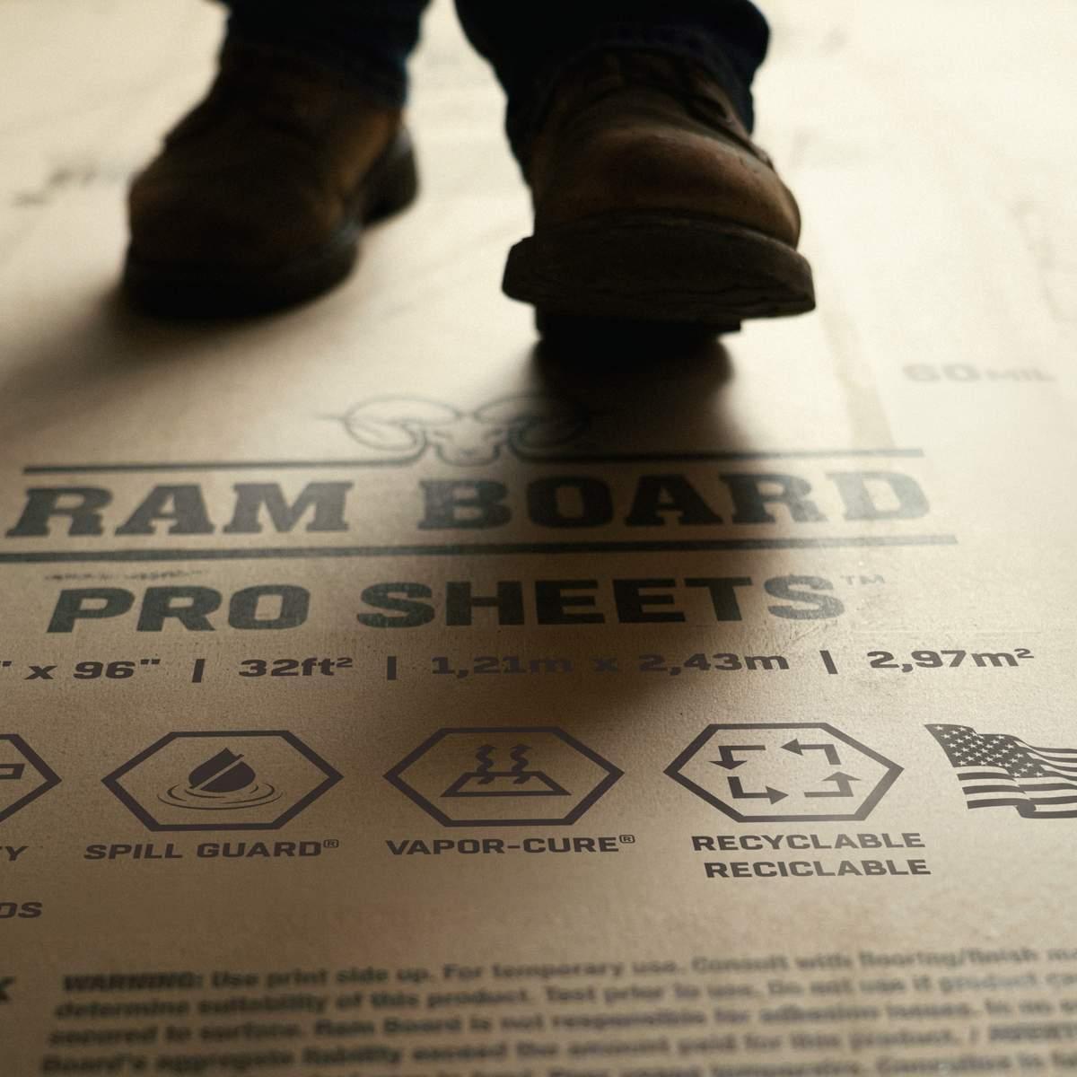 Ramboard 4X8 Pro Sheet In Use Alt #2