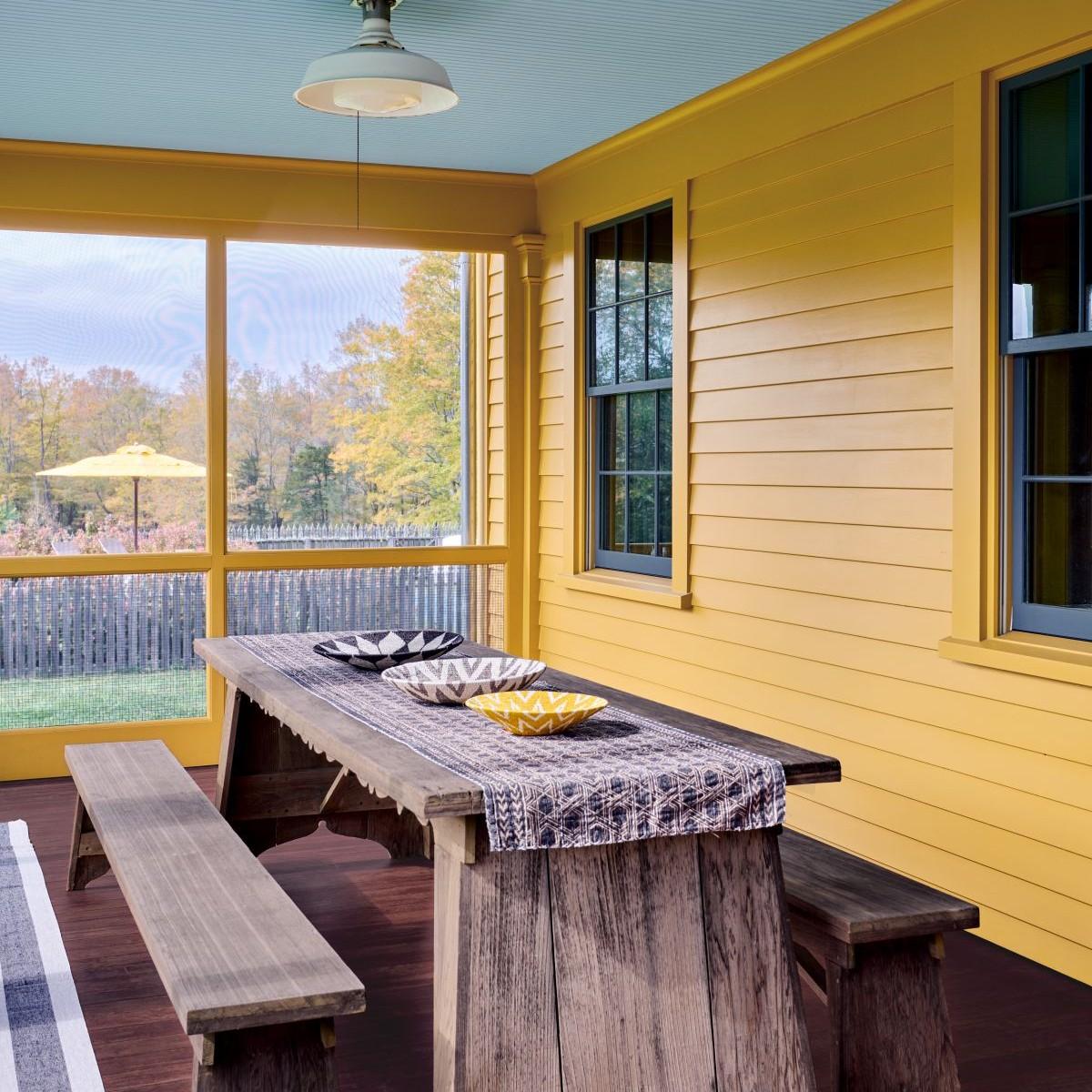 Moorgard Low Lustre Porch Yellow PW10380QT View #2