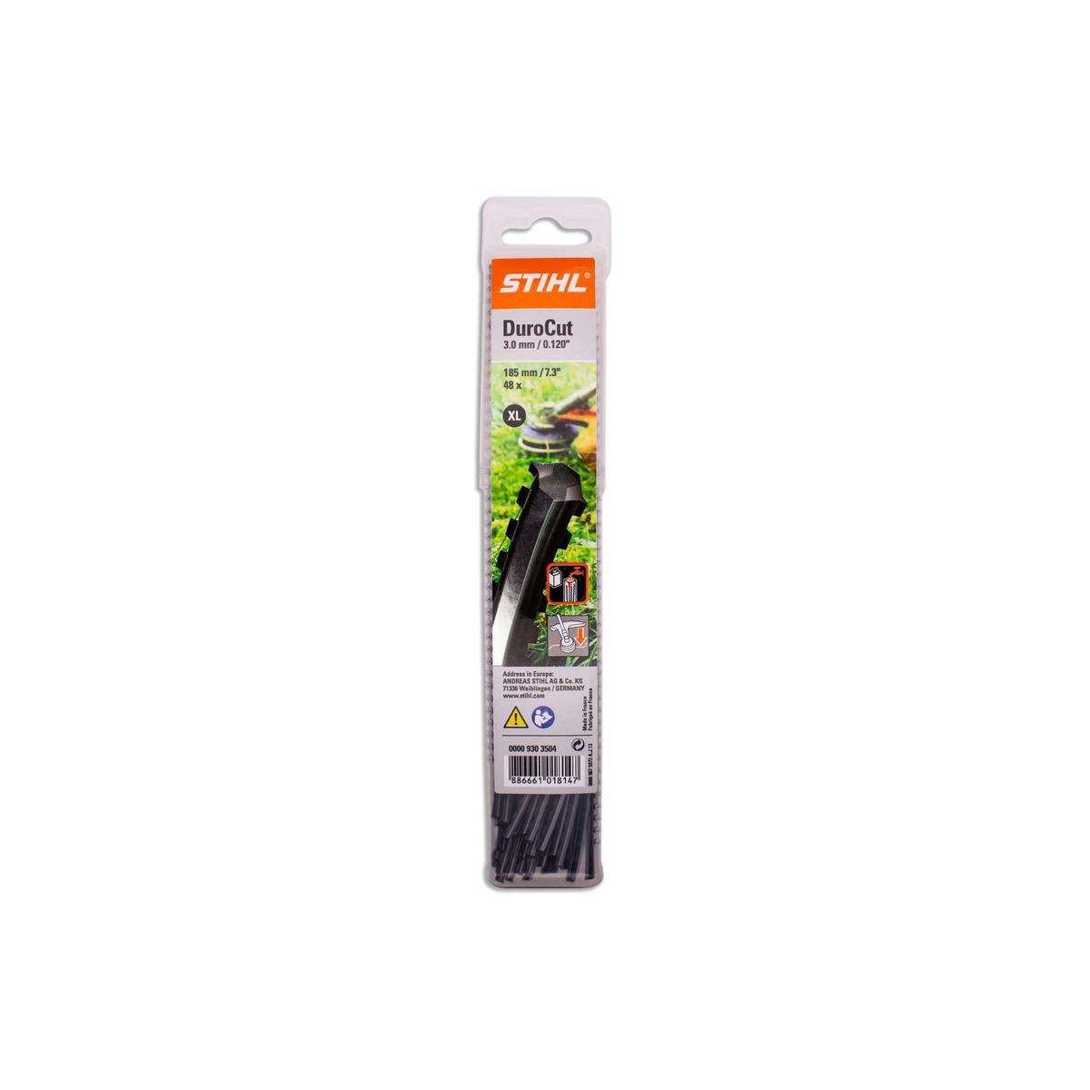 DuroCut 0.120 in Serrated Pre-Cut Trimmer Line Pieces