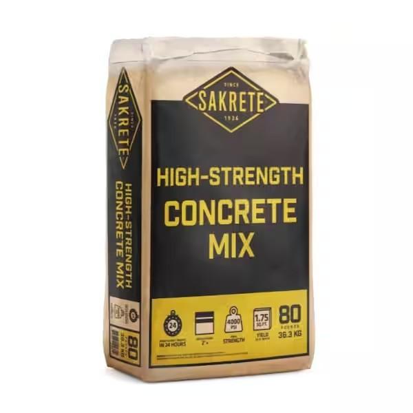 80-lb Extra-Strength Concrete Mix
