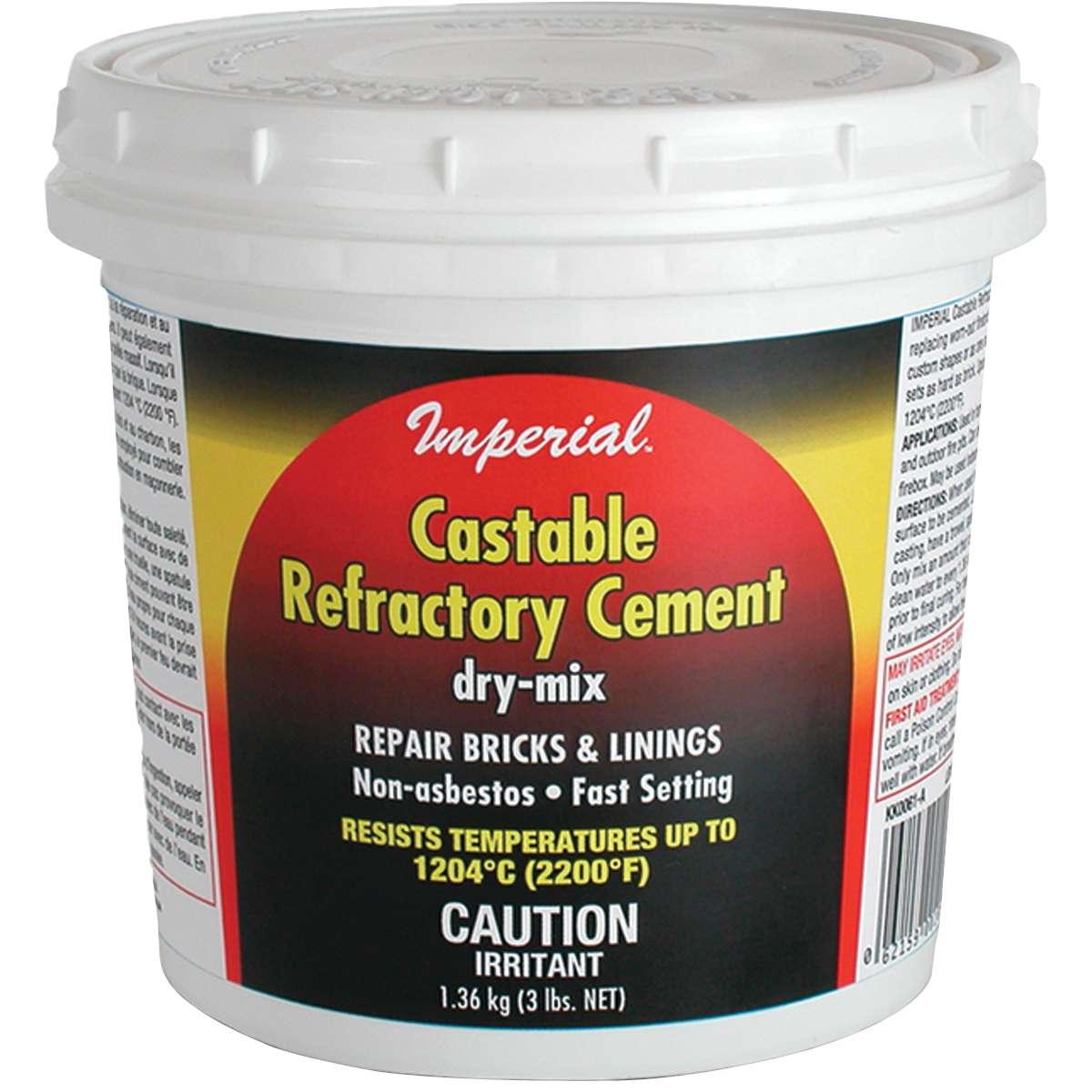 Castable Refractory Cement 1-Gal- (For Outdoor Use) 12Lb