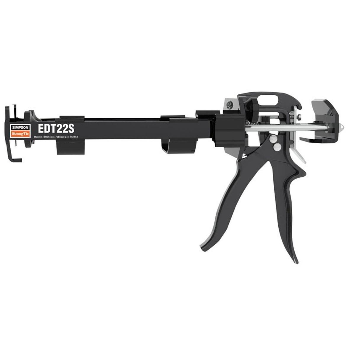 Simpson Strong-Tie EDT22S Manual Dispensing Gun, For: 22 oz Adhesive Cartridges, 22 oz Cartridge, Single Cartridge, 1/PK