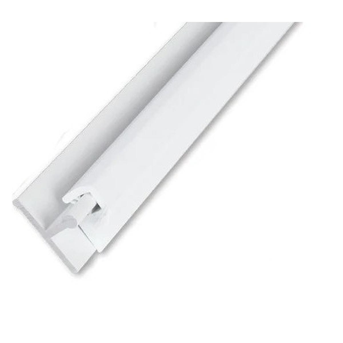 No-Spline Screen Porch System Kit, White, 12 ft, 5-Piece with Screws