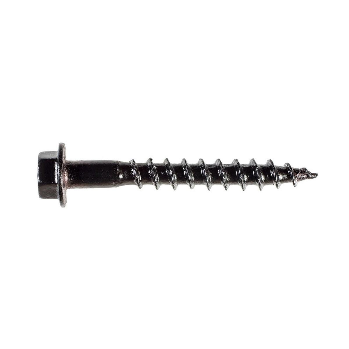 Outdoor Accents Connector Screws #10 x 1-1/2 in. Black Double-Barrier Coating 50-Pack