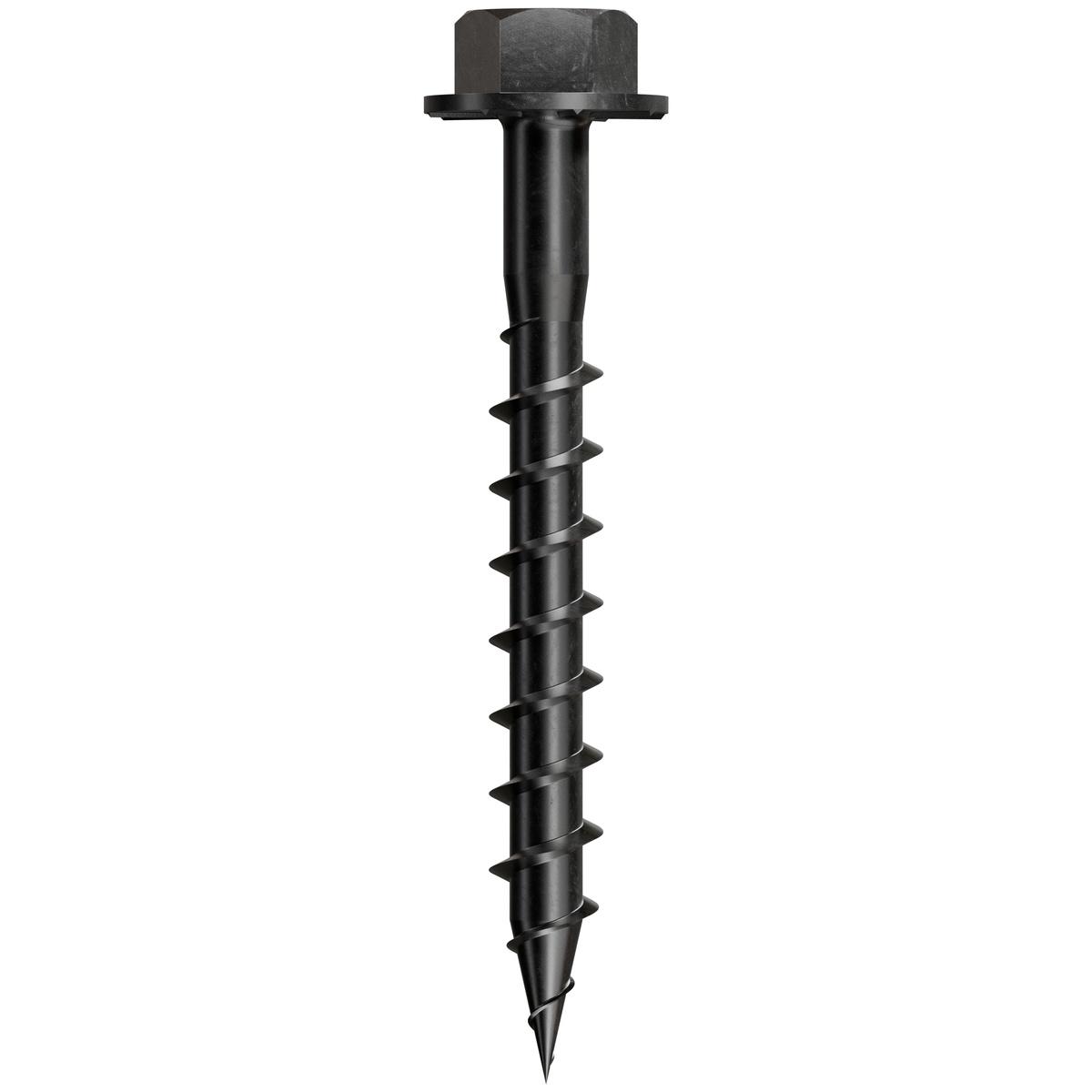 Outdoor Accents Connector Screws #9 x 1-1/2 in. Black Double-Barrier Coating 50-Pack