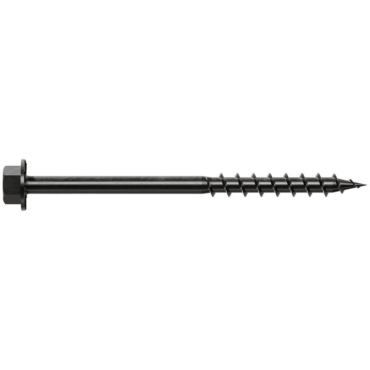 Outdoor Accents Connector Screws #9 x 2-1/2 in. Black Double-Barrier Coating 50-Pack