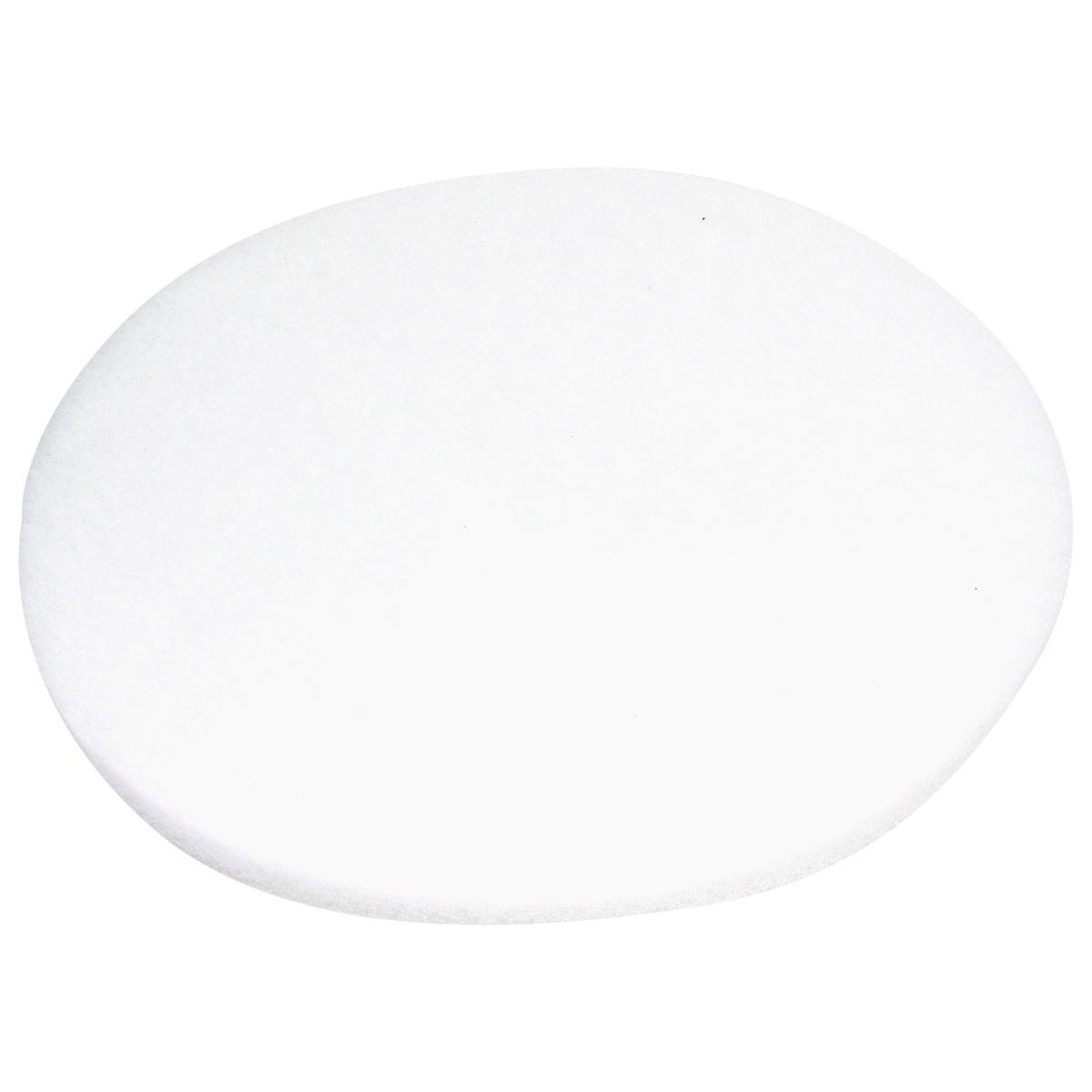 North American Paper 422214 Polishing Pad, White