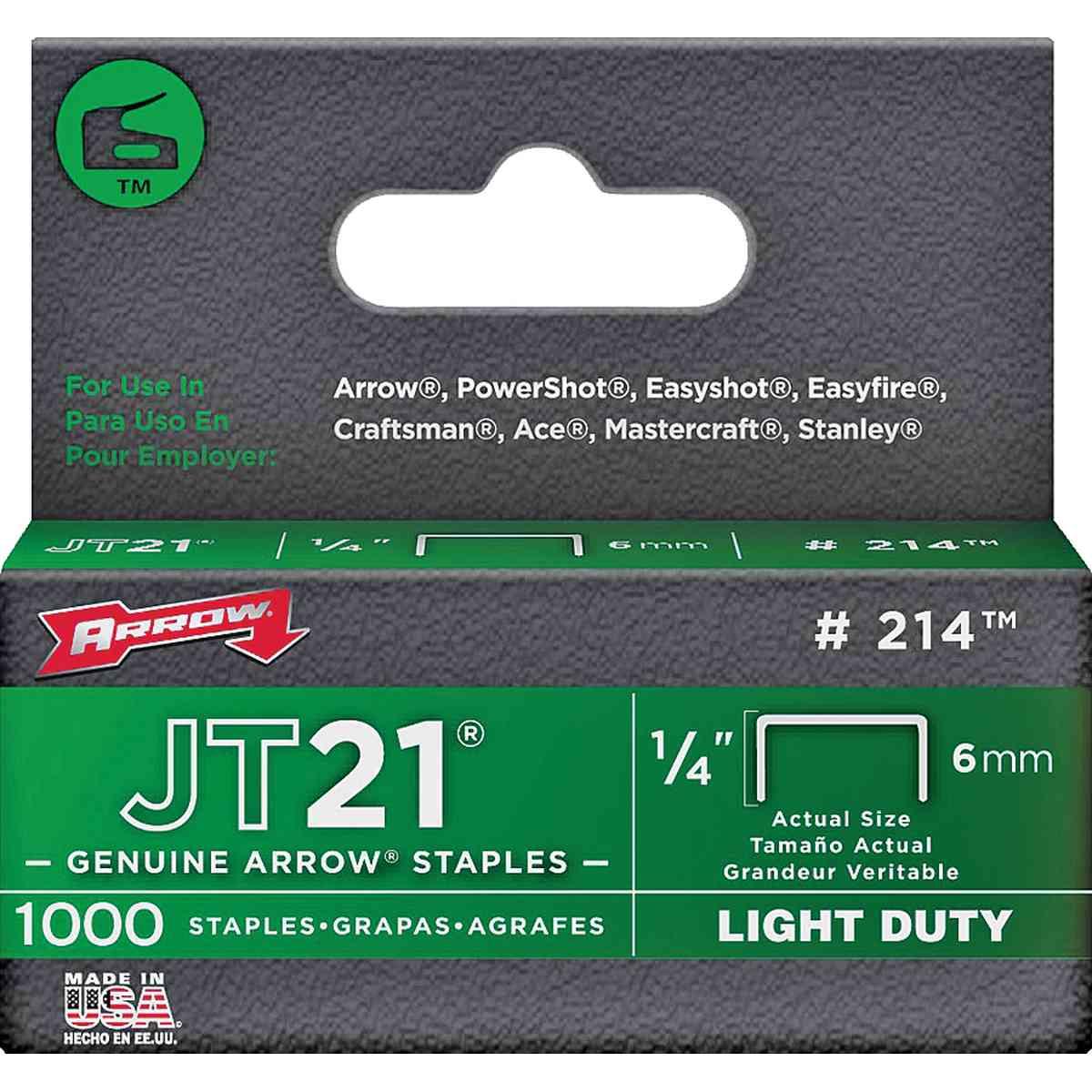 1/4" STAPLE 1000CT