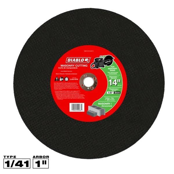 12 in x 1/8 in x 1 in Arbor Masonry Cut-Off Disc