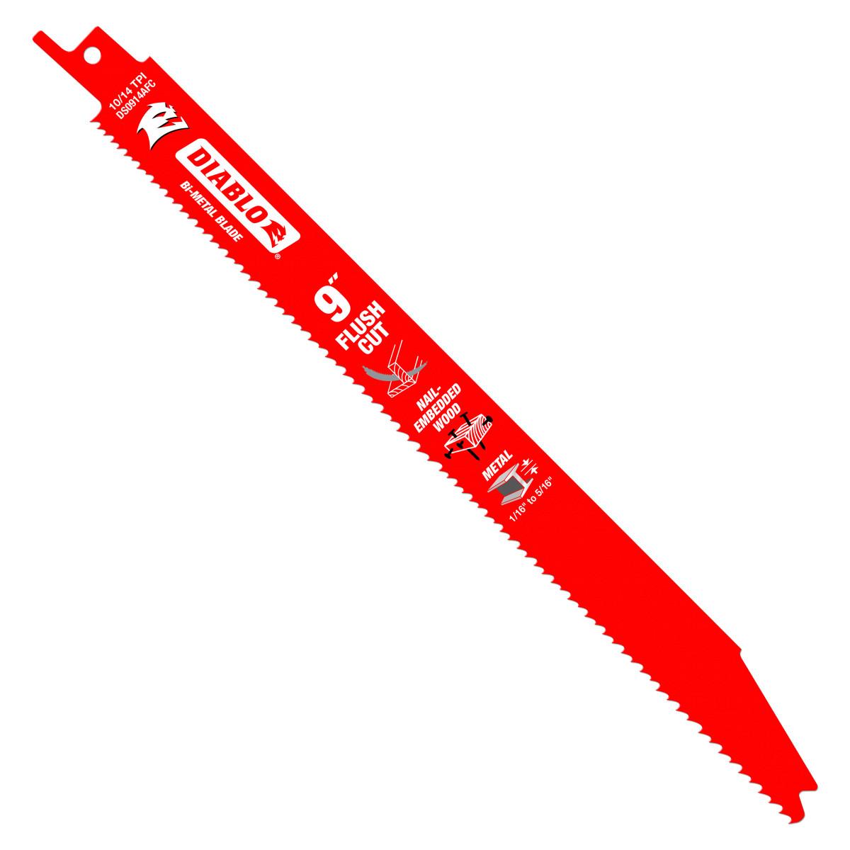 9 in. Flush Cut Recip Blade (5-Pack)