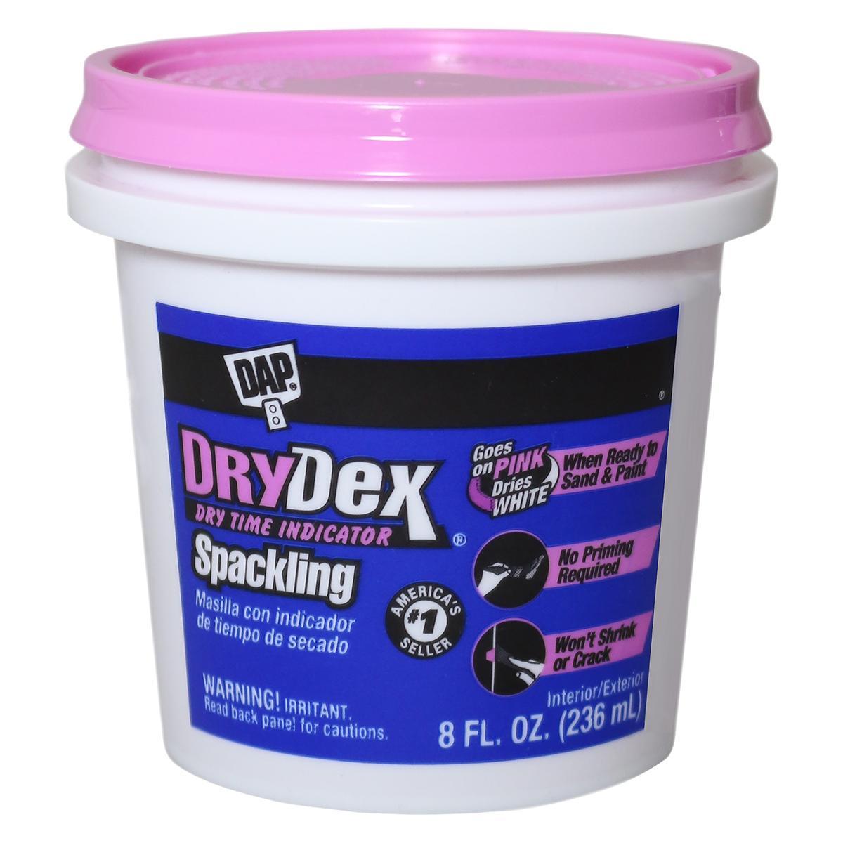DAP 12328 Spackling, White, 8 fl-oz Tub