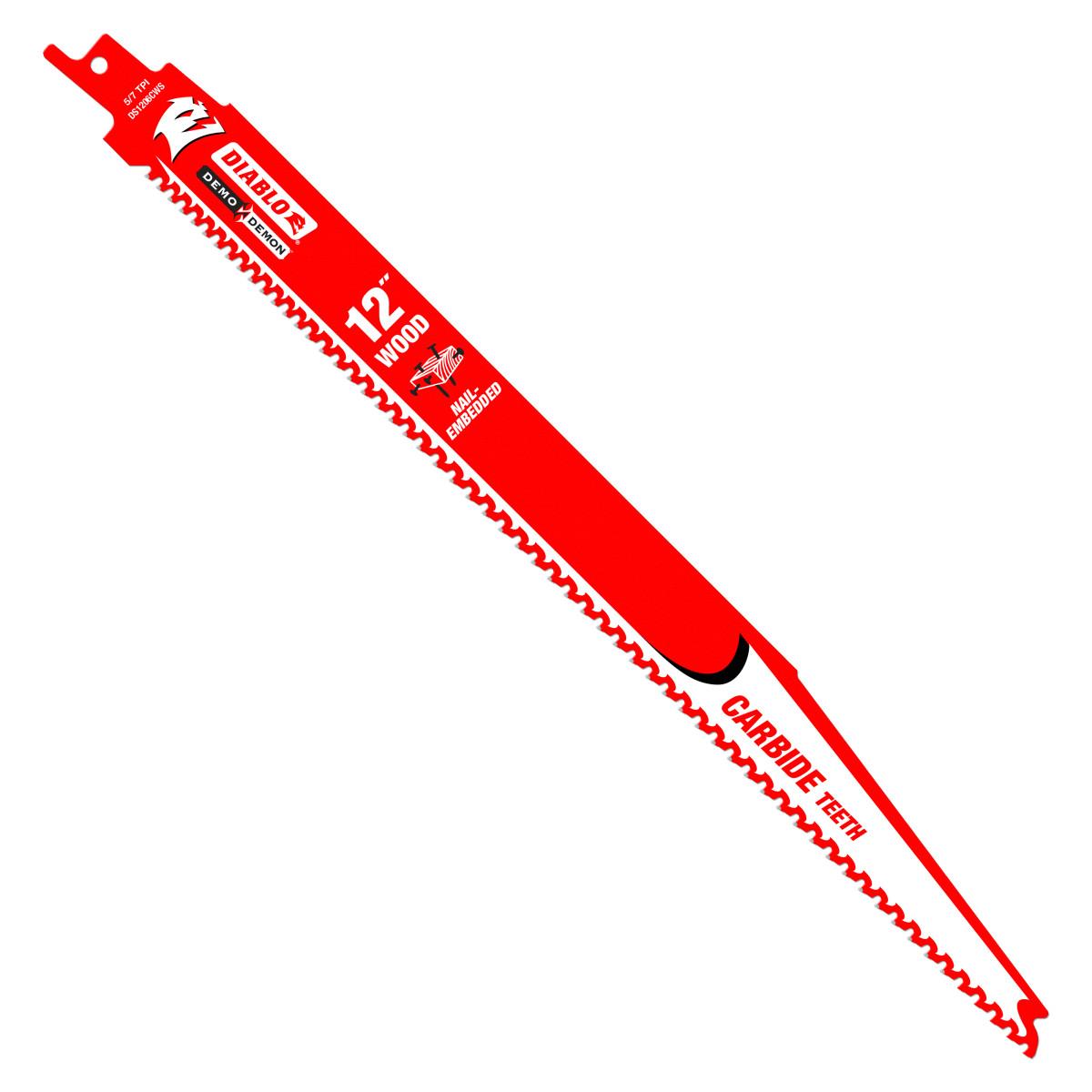 12 in. Demo Demon Carbide Recip Blade for Nail-Embedded Wood (3-Pack)