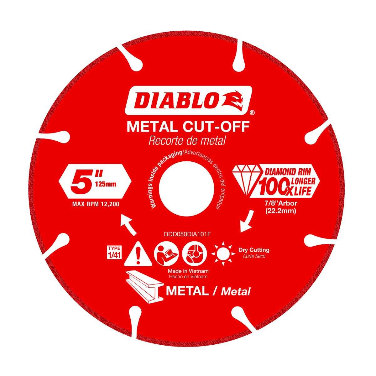 5 in. Diamond Metal Cut-Off Blade