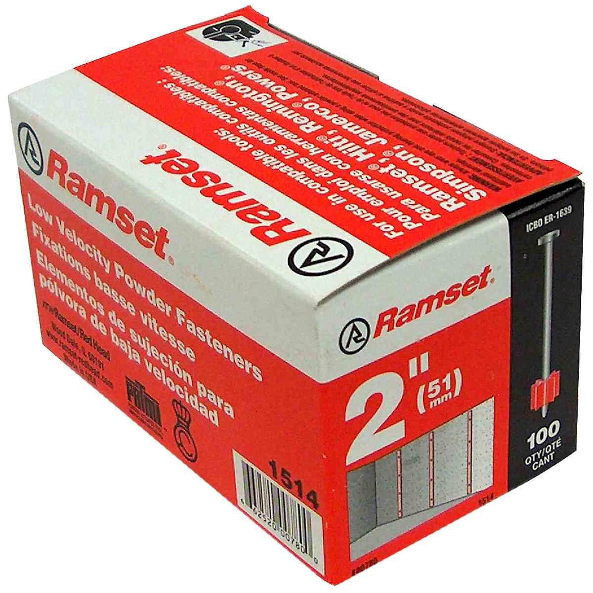 RAMSET 2" DRIVE PIN 100CT