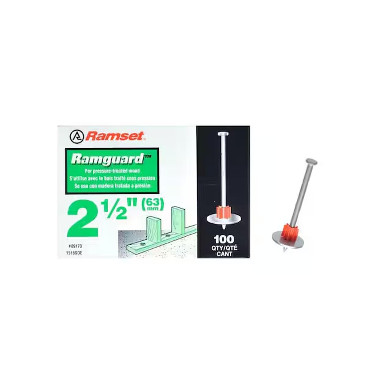 Blue Point Fasteners PDW25-63F10 Drive Pin with Metal Round Washer, 0.14 in Dia Shank, 2-1/2 in L, Steel