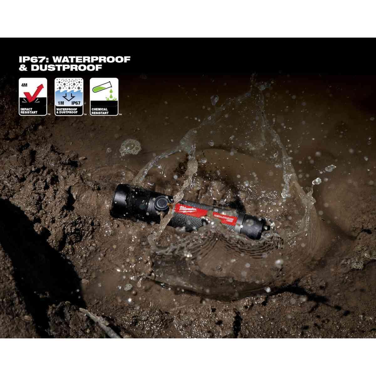 Usb Rechargable 800L Flashlight Alt #2