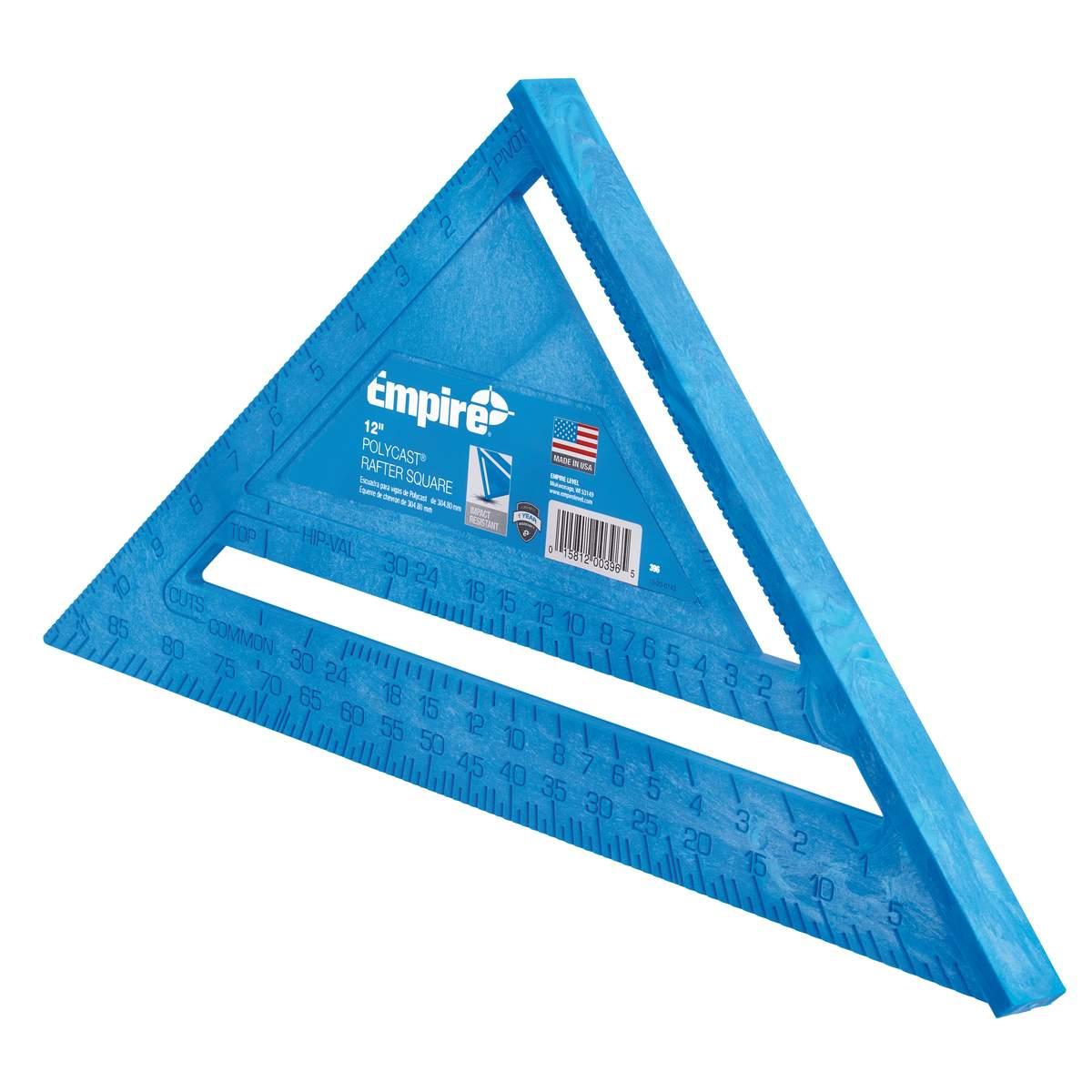 Empire 296 Rafter Square, 0.125 in Graduation, Polycast, 7 in L Alt #2