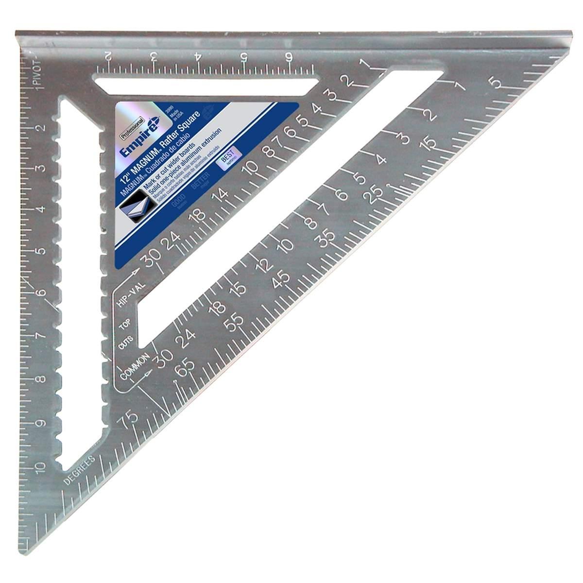 Empire 3990 Rafter Square, Aluminum, 12 in L