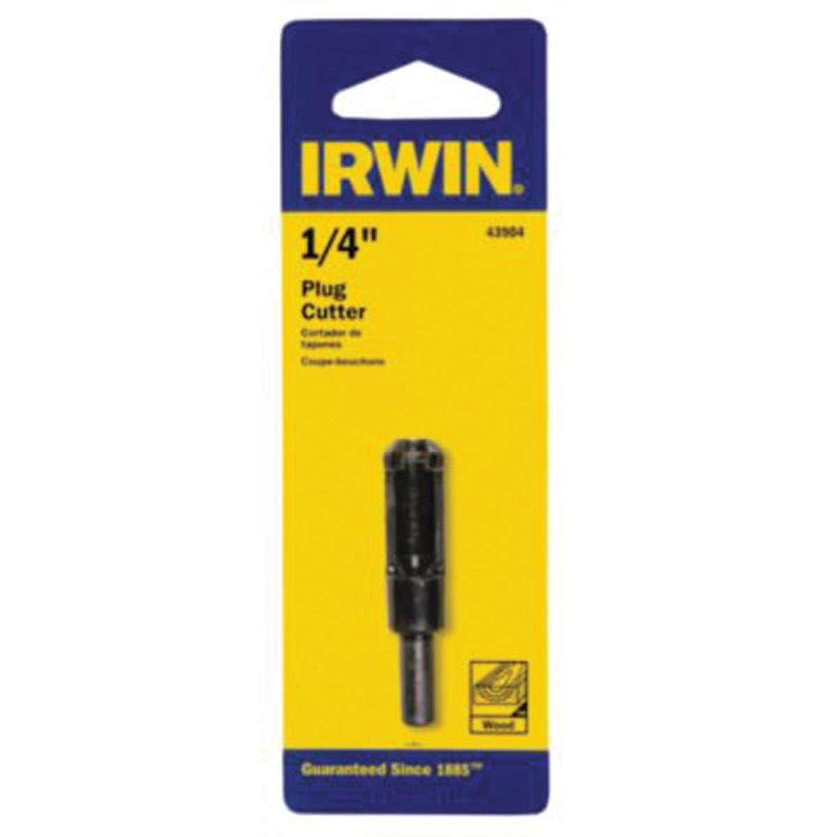 IRWIN 1/4" PLUG CUTTER