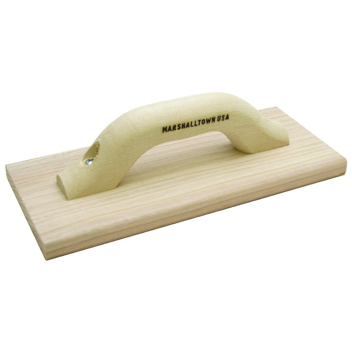 Marshalltown 44 Hand Float, 12 in L Blade, 5 in W Blade, 3/4 in Thick Blade, Redwood Blade, Square End Blade