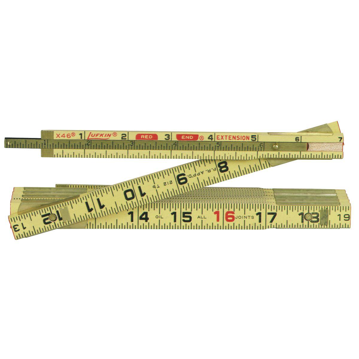 FOLDING RULE 5/8" x 6' EXT. RULE