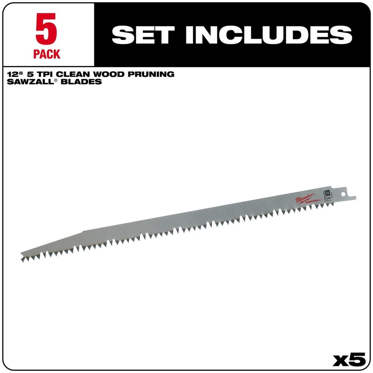 12" 5Tpi Pruning Sawzall 5Pk Alt #2