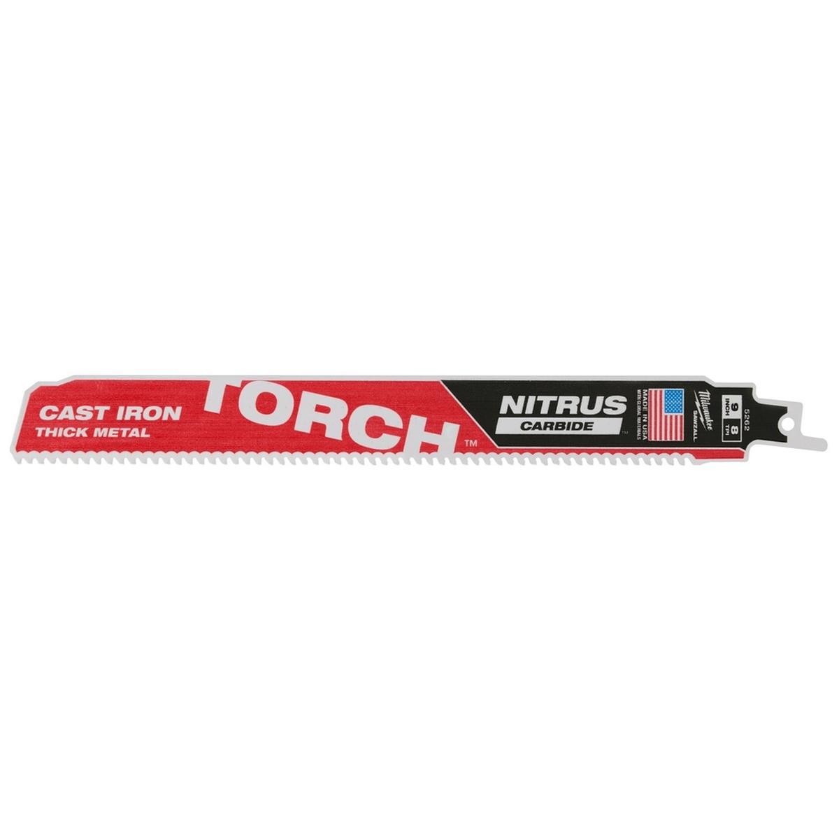 9" Torch W/ Niturs Carbide 5Pk