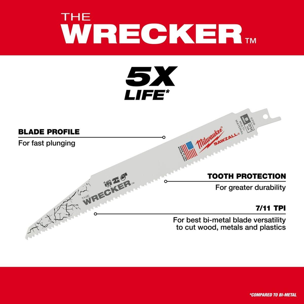 WRECKER BLADE 7/11 12L 5PK Alt #1