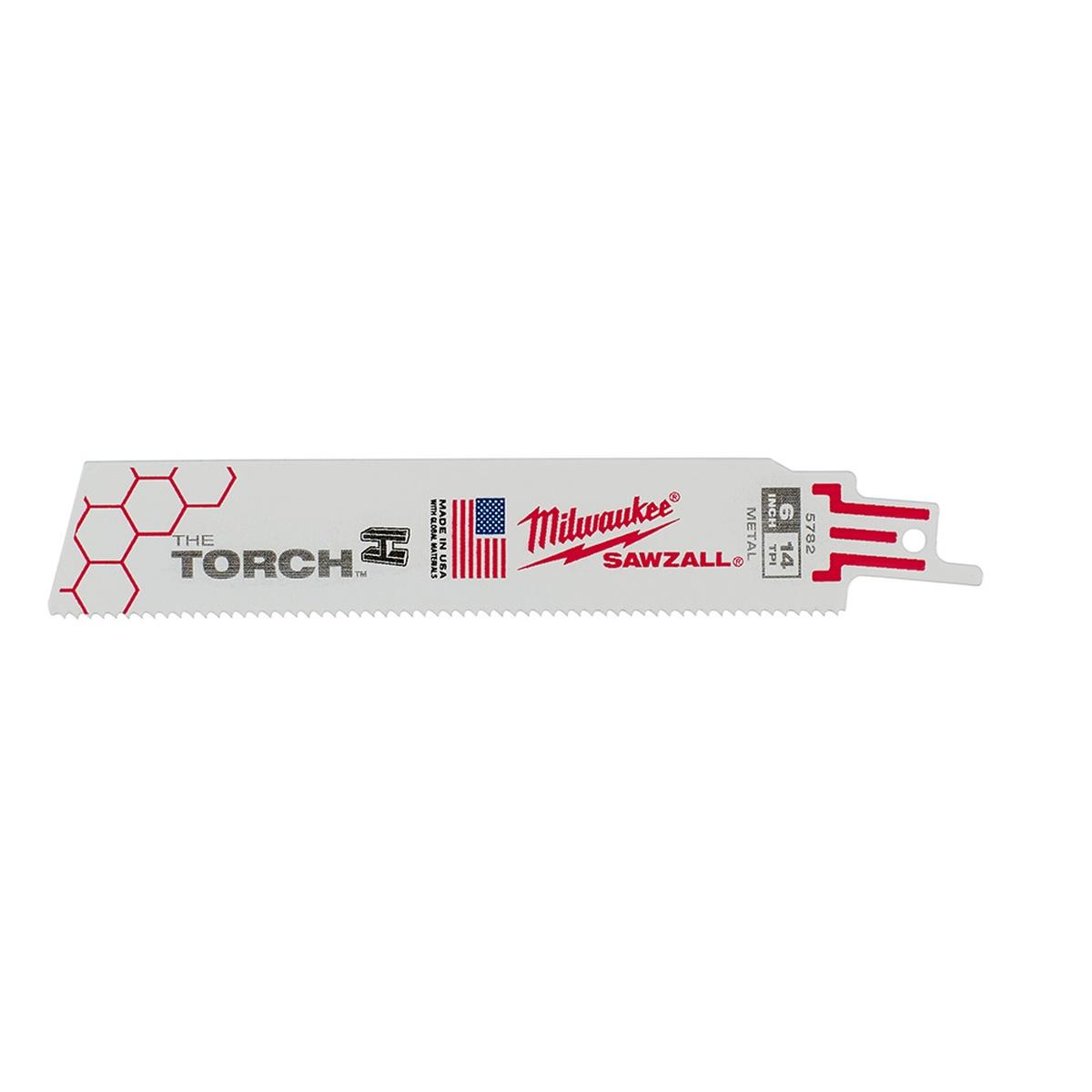TORCH SAWZALL BLADE 14T 6" (5)