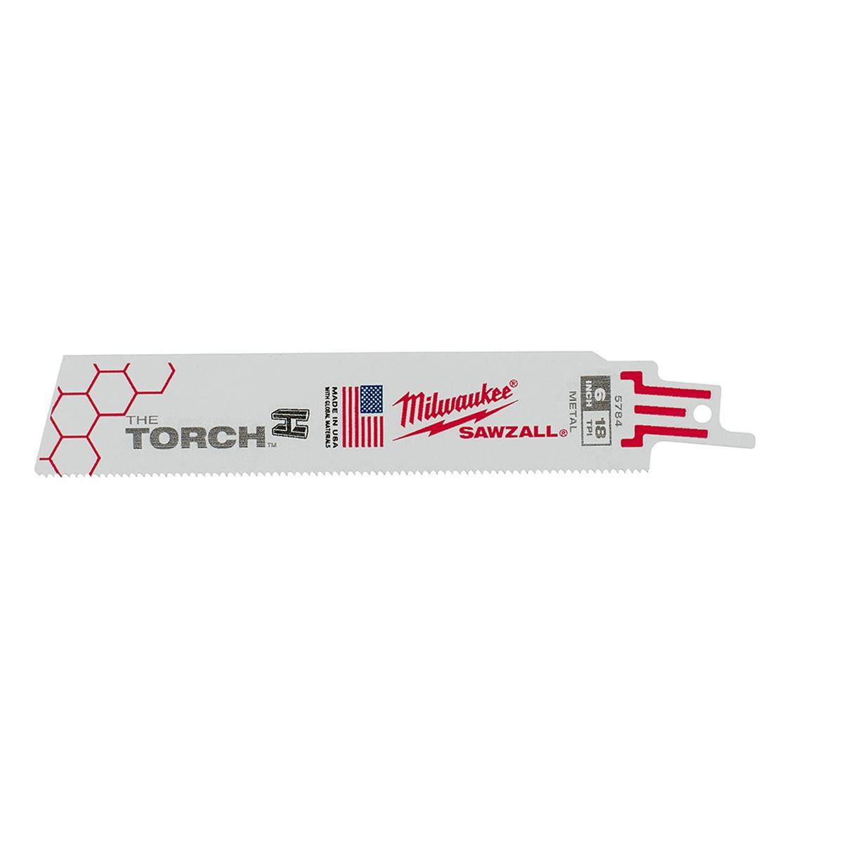 TORCH SAWZALL BLADE 18T 6" (5)