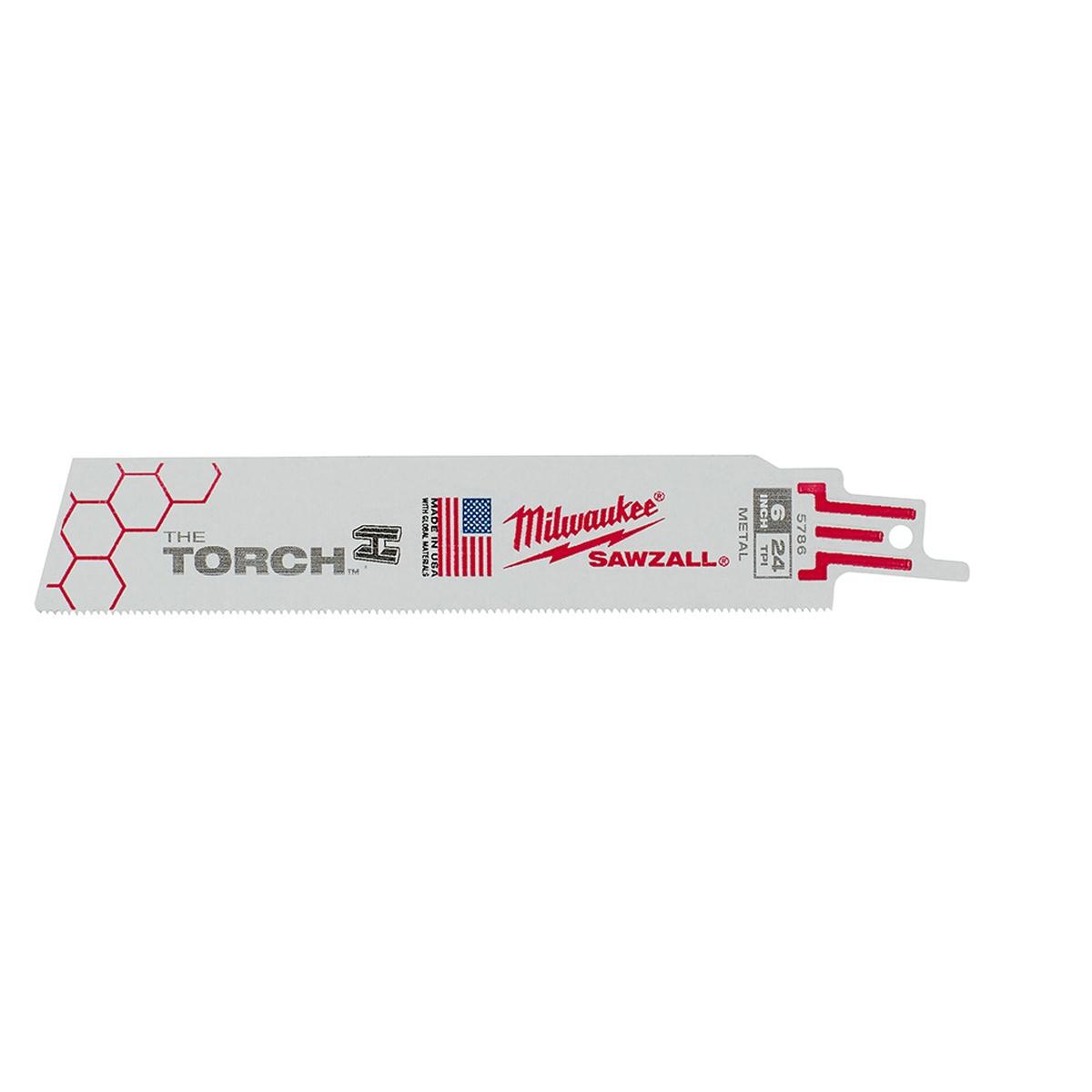 24T 6" Torch Recip Blade 5 Pack