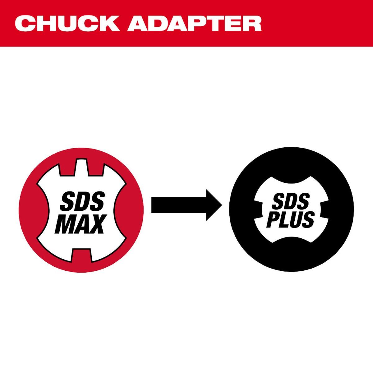 Sds-Max To Sds+Bit Adapter  Milw Alt #1