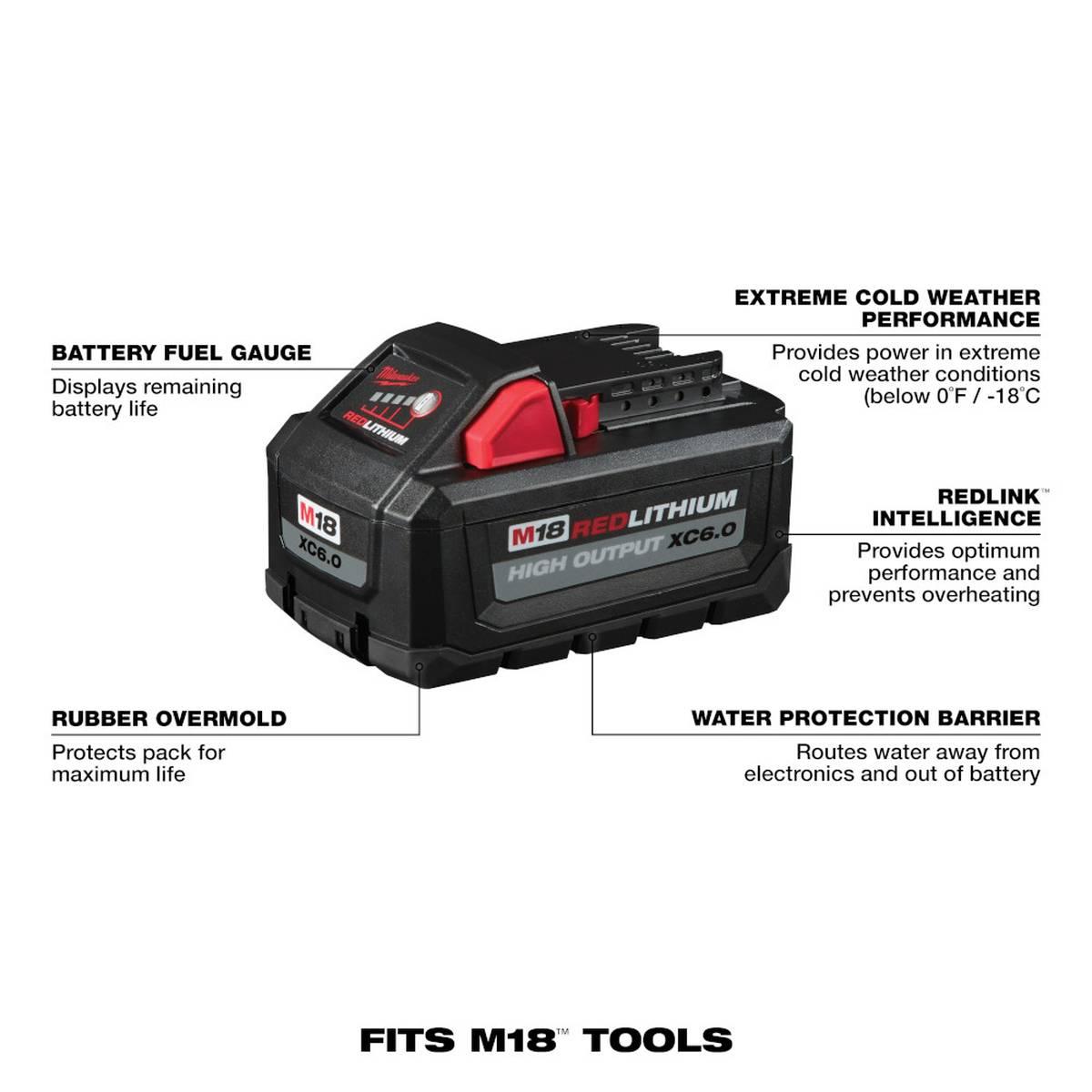 M18 High Output Xc6.0 Battery Alt #2