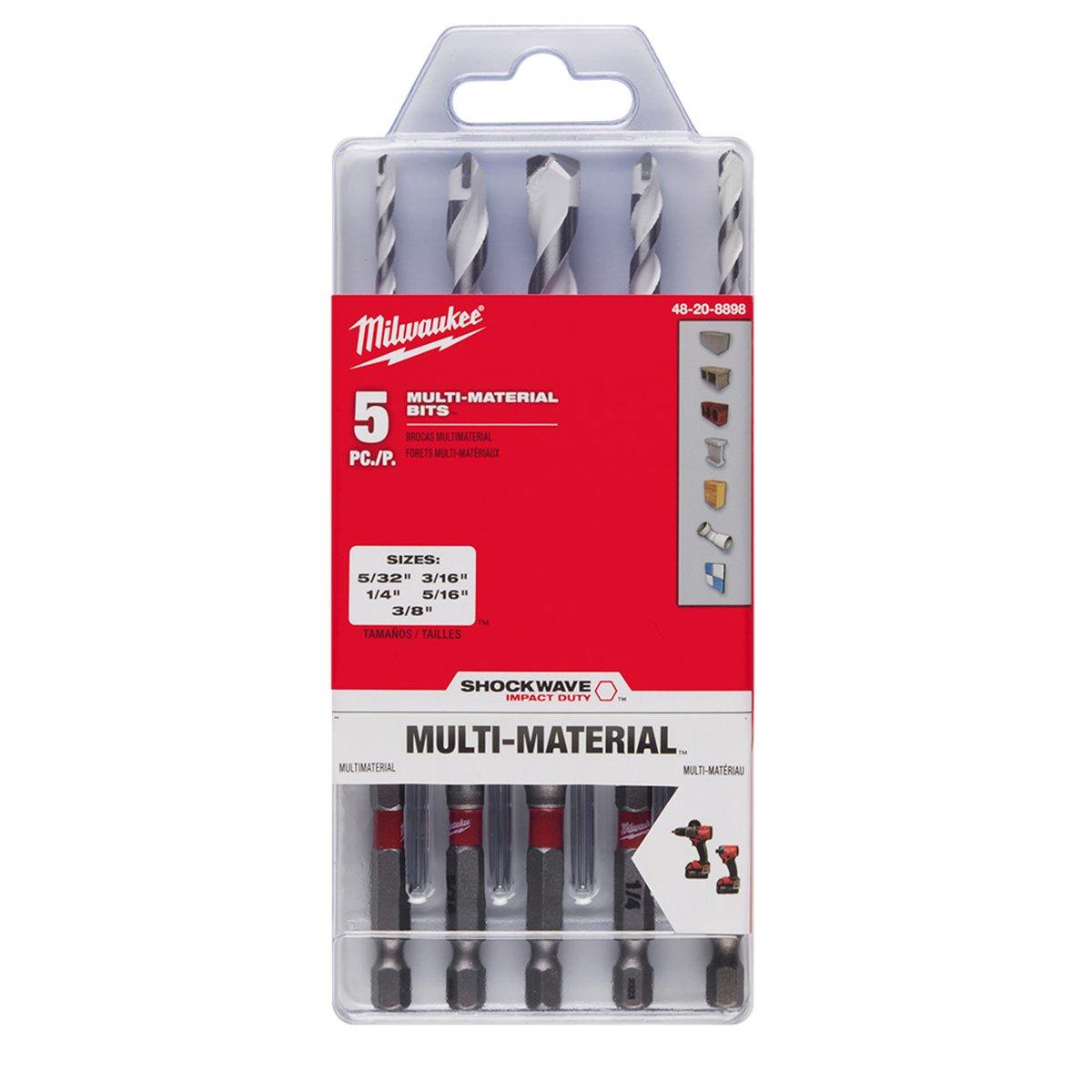 5Pc Multi-Material Drill Bit Alt #3