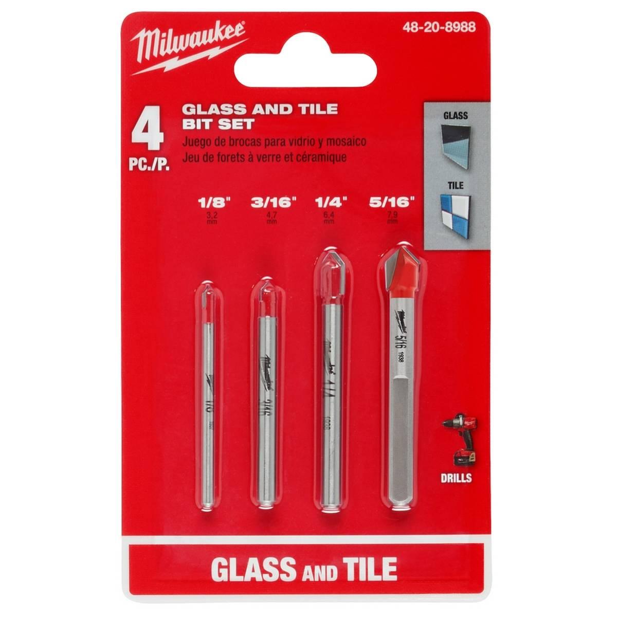 4Pc Glass And Tile Bit Set Alt #3