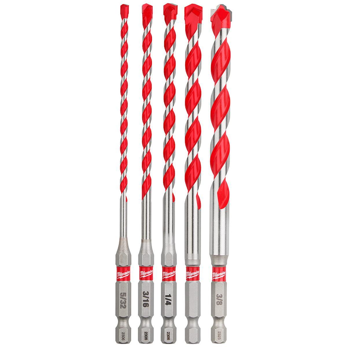 5Pc Shockwave Carbide Hammer Kit