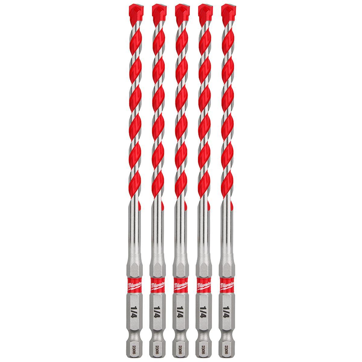 1/4" Carbide Hammer Kit 5Pk