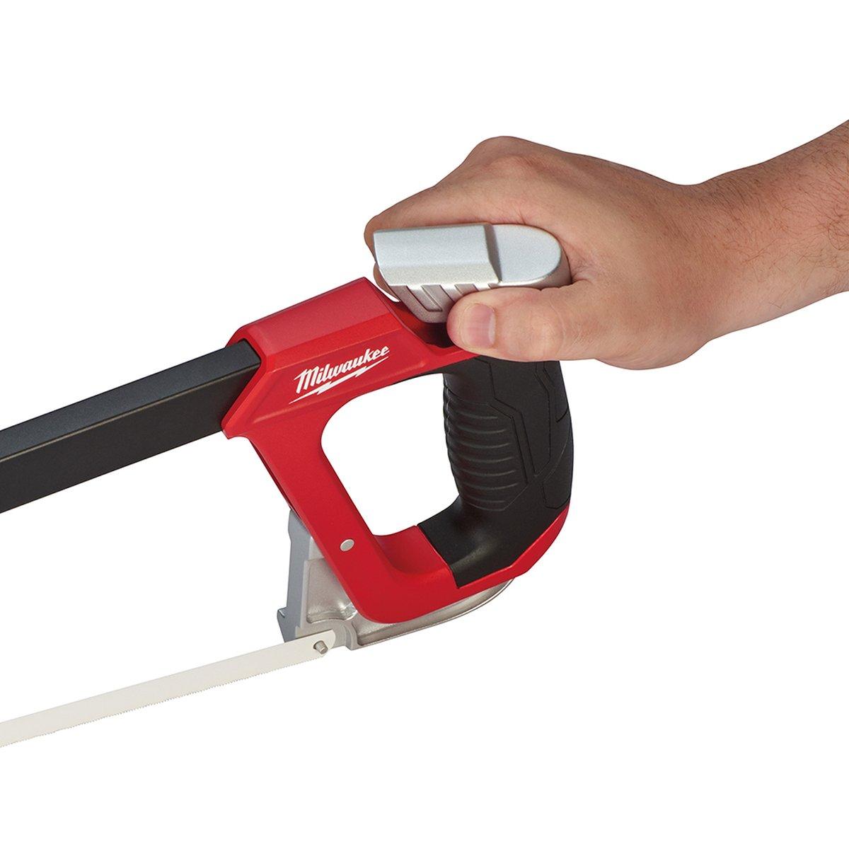 Milwaukee 48-22-0050 Hacksaw, 12 in L Blade, 24 TPI, Bi-Metal Blade, Metal Frame, Rubber Handle Alt #3