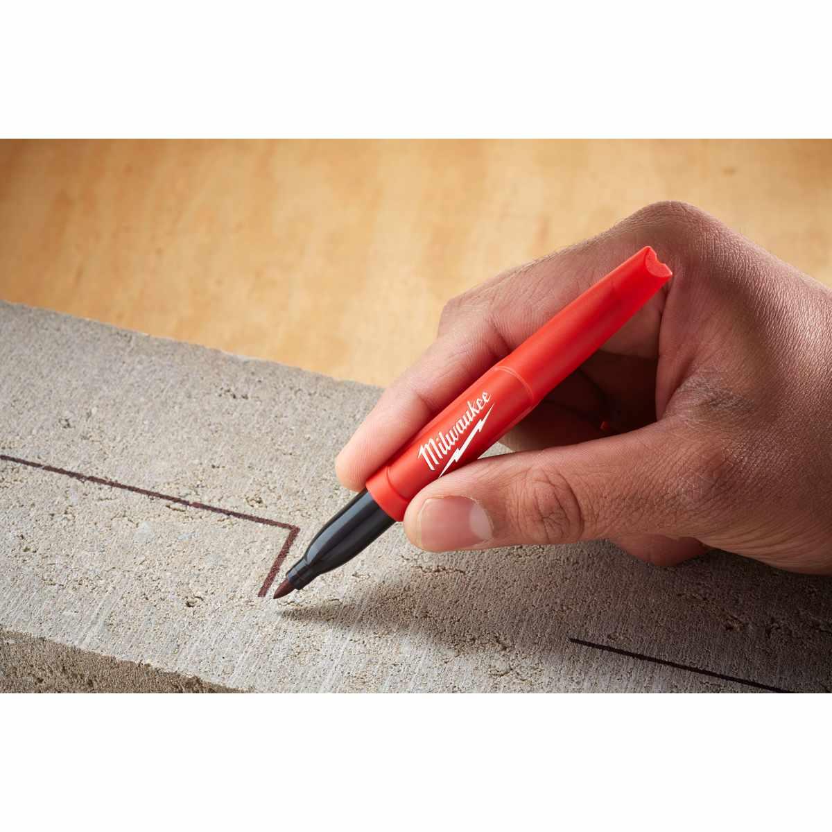 Milwaukee INKZALL Series 48-22-3105 Jobsite Marker, Black, 5-1/2 in L Alt #5