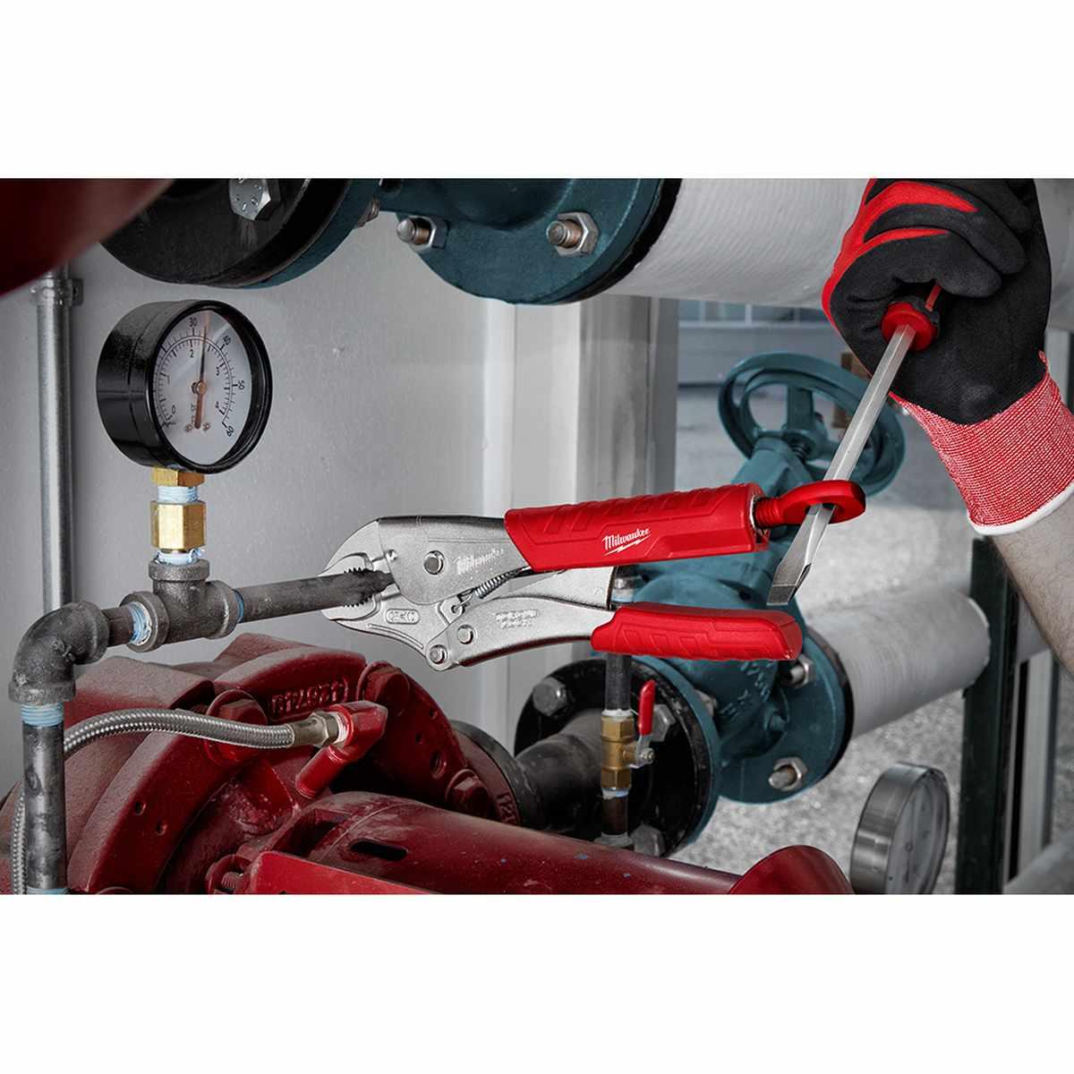 Curved Jaw Locking Pliers 10" Alt #2