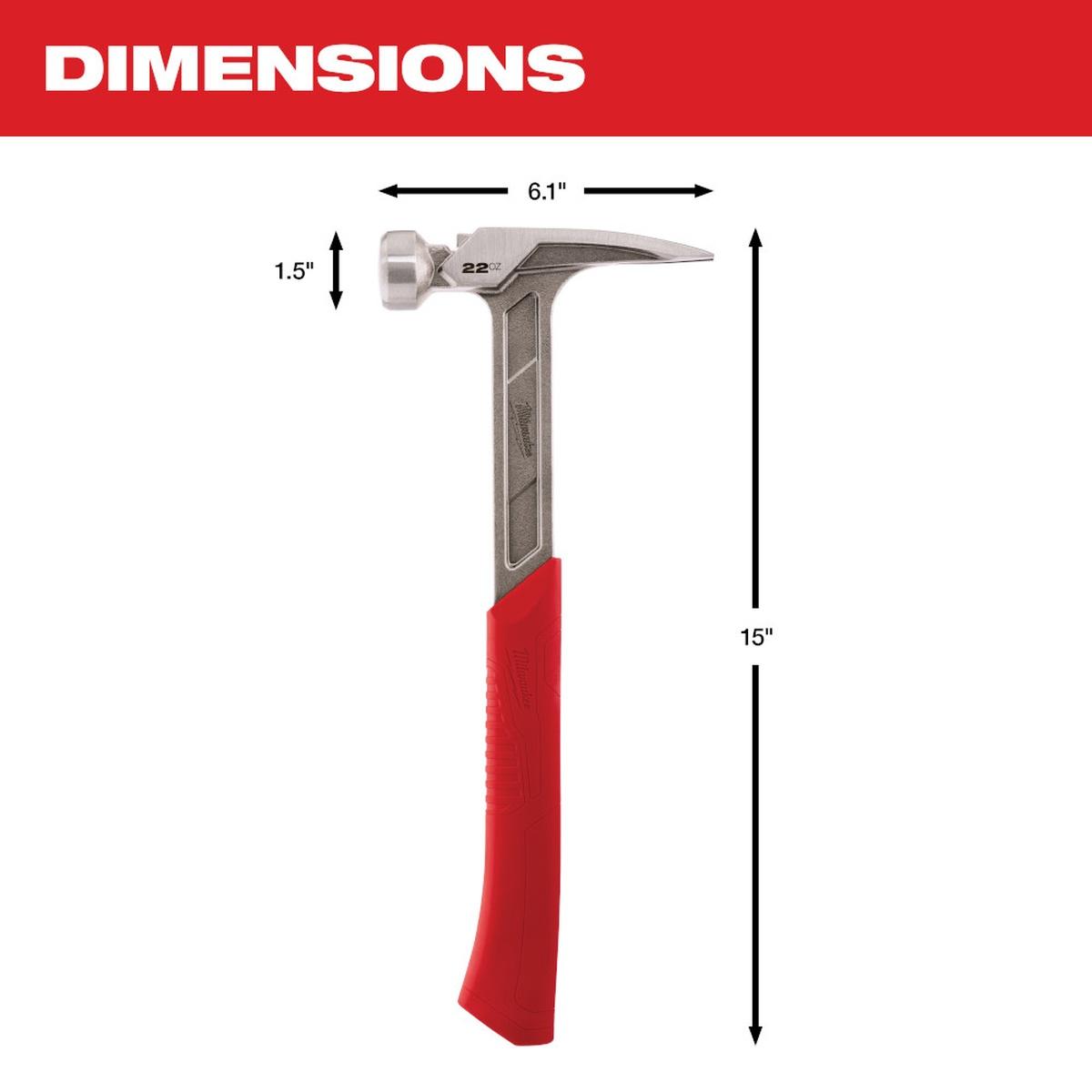 22OZ SMOOTH FACE FRAMING HAMMER Alt #5
