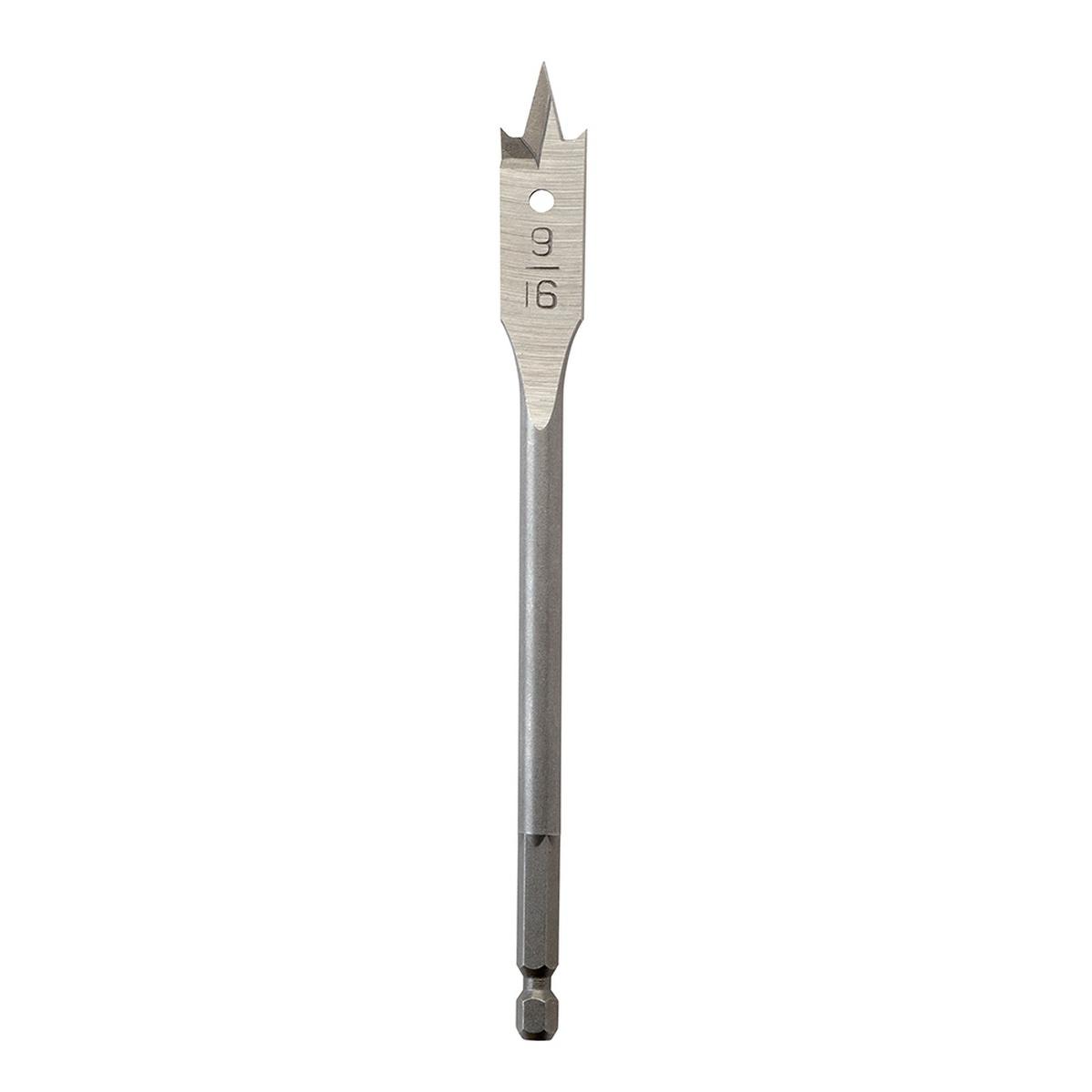 9/16" x 6" FLAT BORING BIT